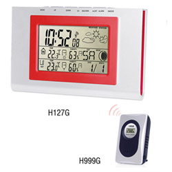 H127G Wireless Weather Station Clock