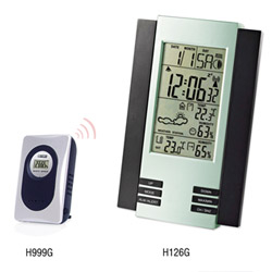 H126G Wireless Weather Station Clock